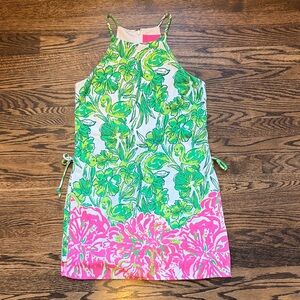 Lily Pulitzer Pearl Flamingo Romper. Size 2. Worn ONE TIME to the Derby!